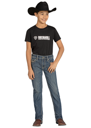 Boy's Raised Denim Revolver Jeans - Rock & Roll