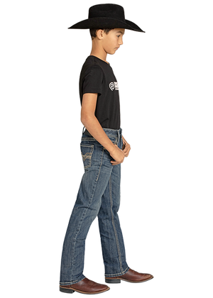 Boy's Raised Denim Revolver Jeans - Rock & Roll