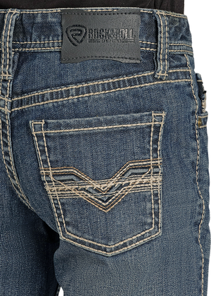 Boy's Raised Denim Revolver Jeans - Rock & Roll