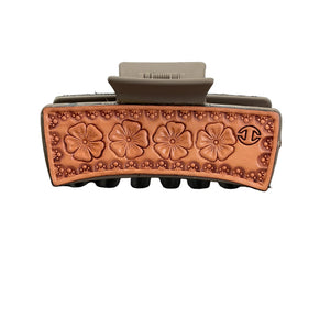 Hamley Western Leather Hair Clip 4" - Hamley Saddle Shop