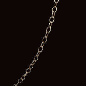 The Sterling Silver Oval Cable Chain -