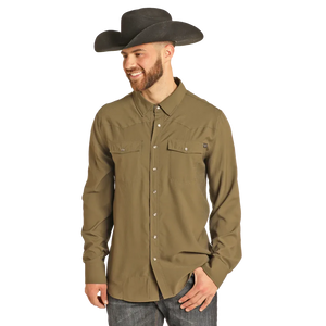 Men's TEK Western Shirt - Rock &Roll Denim
