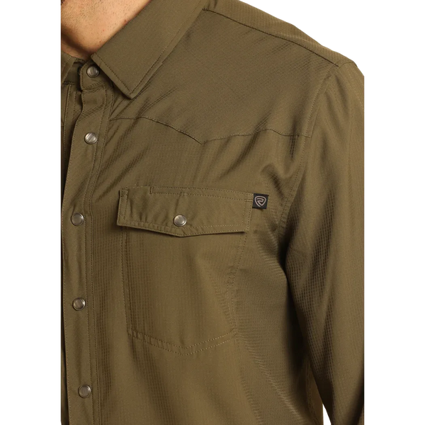 Men's TEK Western Shirt - Rock &Roll Denim