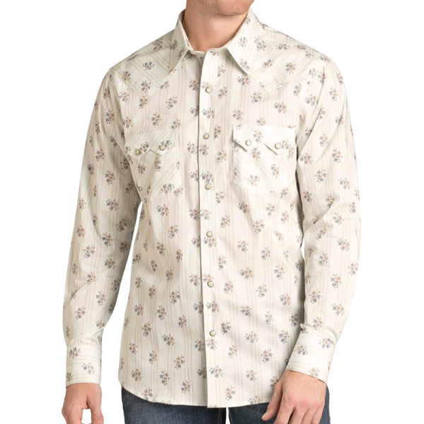 Men's Slim Fit Floral Shirt - Rock & Roll Denim