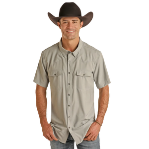 Men's TEK Western Shirt - Rock & Roll Denim