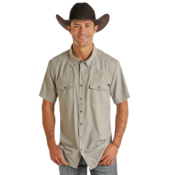 Men's TEK Western Shirt - Rock&Roll Denim