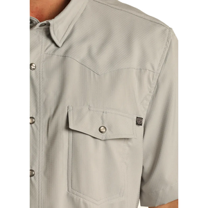 Men's TEK Western Shirt - Rock & Roll Denim