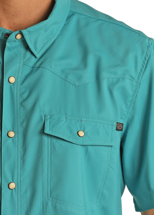 Men's TEK Western Shirt - Rock & Roll Denim