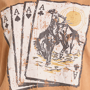 Oversize Graphic Tee Burnt Orange- Panhandle Slim