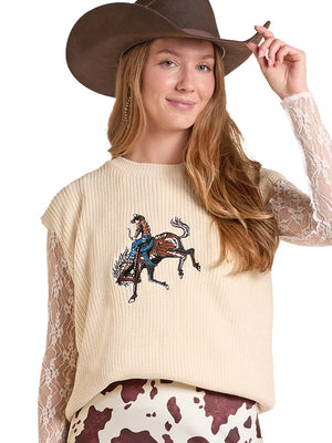 Women's Embroidered Turtleneck - Panhandle Slim