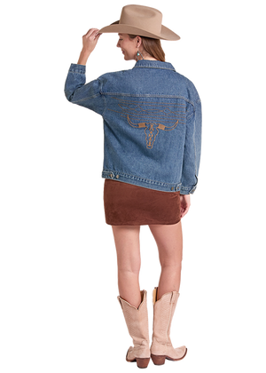 Steer Embroidered Jacket - Rock & Roll Denim