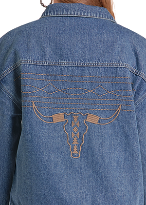 Steer Embroidered Jacket - Rock & Roll Denim