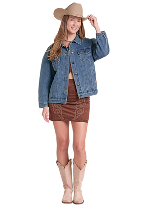 Steer Embroidered Jacket - Rock & Roll Denim