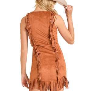 Women's Fringe Dress -  Rock & Roll Denim