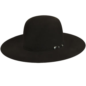 20X Stellar Open Crown Felt Hat Black - Bailey