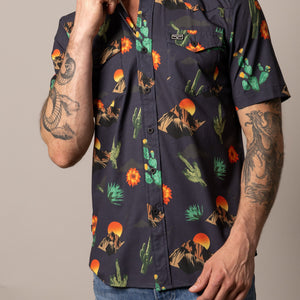 Men's Berry Black Polo - Kimes Ranch