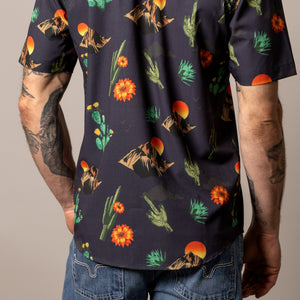 Men's Berry Black Polo - Kimes Ranch