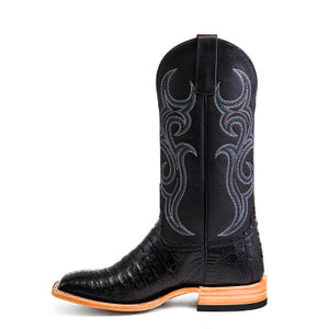 Men's Black Caiman Boots - Horse Power