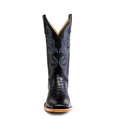 Black Caiman Boots - Top Hand Boots