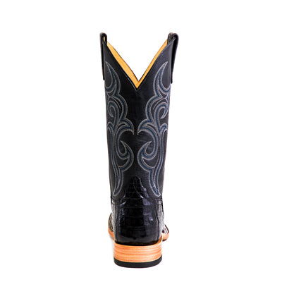 Black Caiman Boots - Top Hand Boots