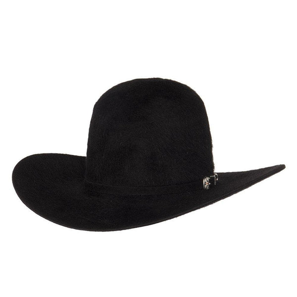 10X Black Low Rodeo Felt Hat - W. Alboum Hat Co.