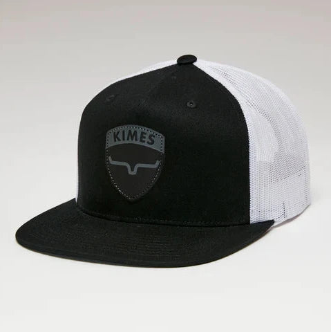 Black White Kimes Ranch Logo Cap