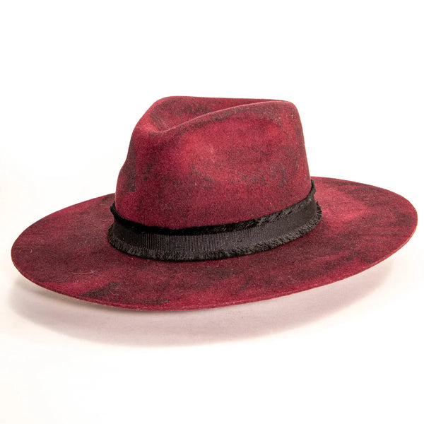 Bordeaux Plum Women's Fedora Hat