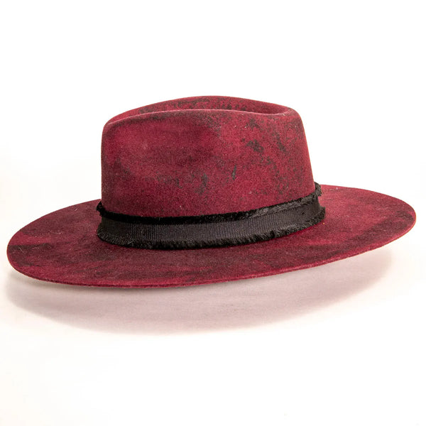 Bordeaux Plum Women's Fedora Hat