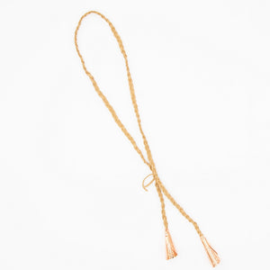 Braided Buckskin Necklace - Terri Carnes-Hamley Western Store