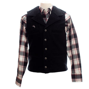 Men's Buckaroo Wool Vest - Wyoming Traders