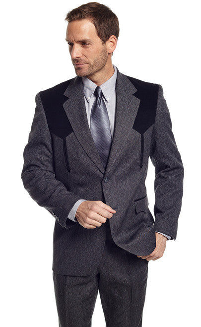 Big and Tall Heather "Boise" Sport Coat - Sidran