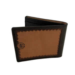 Hamley Bi-Fold Floral Carved Wallet