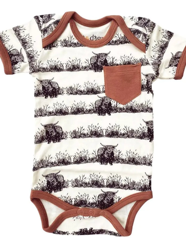 Infant western onesie