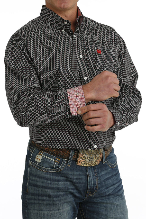 Men's Geometric Print Shirt - Cinch