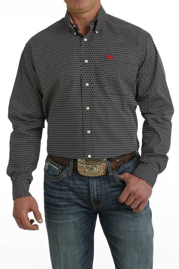 Men's Geometric Print Shirt - Cinch