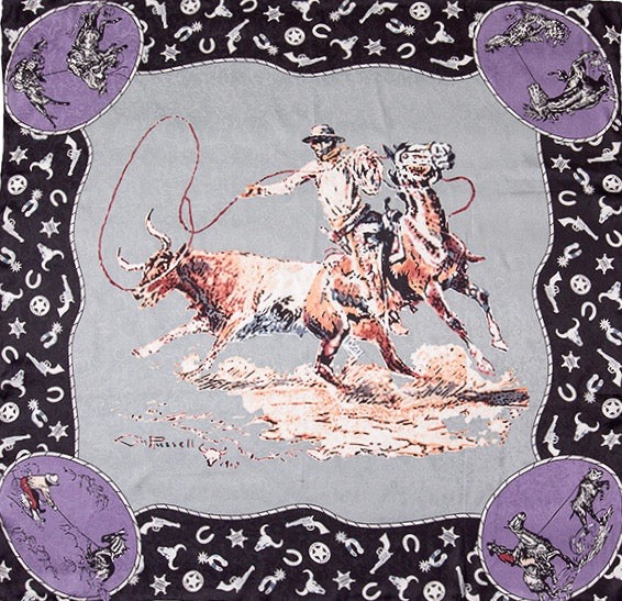 Russell Moss Silk Scarf 34.5" - Wyoming Traders