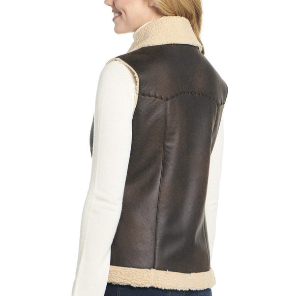 Women's Shearling Vest  - Cripple Creek