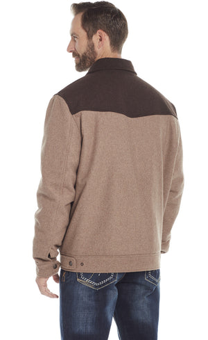 Men's Two-Toned Wool Jacket - Cripple Creek