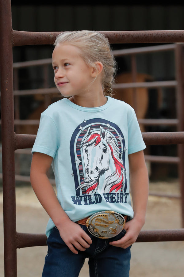 Wild Heart Horse Tee - Cruel Girl