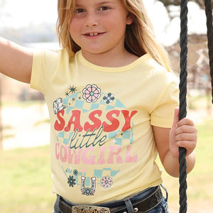 Girl's Sassy Cowgirl Tee - Cruel Girl