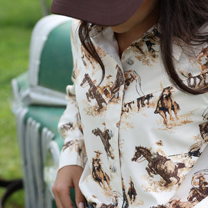 Women's L/S Print Shirt - Cruel Girl
