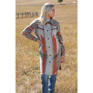 Women's Sweater Knit Midi Duster - Cruel Girl