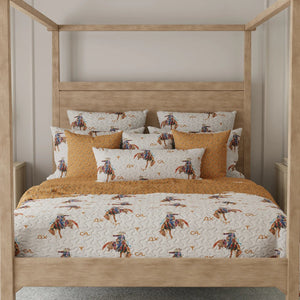 Casey Cowgirl Patch King Quilt - Ida Mae Home