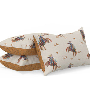 Casey Cowgirl Patchwork King Shams - Ida Mae Home