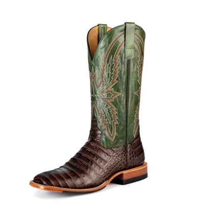 Chocolate Caiman Print Boots - Horse Power