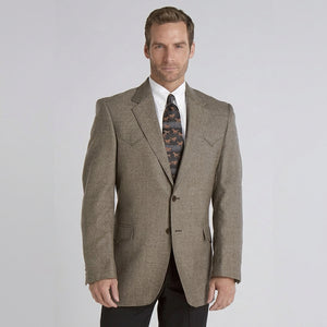 Men's Plano Donegal Brown Sport Coat - Cripple Creek