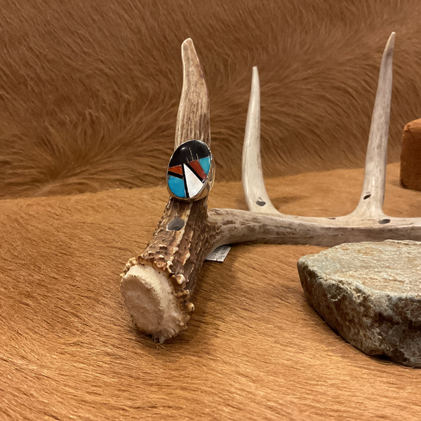 Navajo Inlay Ring  - AAIA