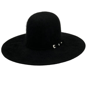 6X Beaumont Black Grizzly Felt Hat - Serratelli Hat Co.