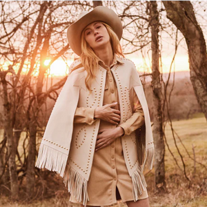 Cloud Nine Studded Cape - Western & Co.