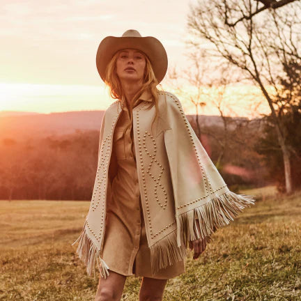 Cloud Nine Studded Cape - Western & Co.